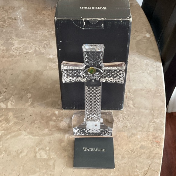 Waterford Crystal Cross in Box & Paperwork